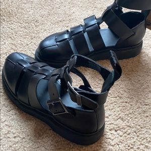 Dr. Martens Geraldo Leather Gladiator Sandals